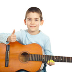 HASTHIP Guitar Finger Protector for Playing | 30pcs 20mm Non Slip Silicone Guards Yellow