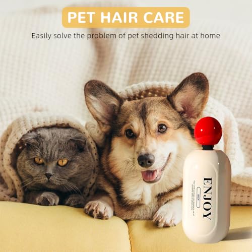 HASTHIP® Pet Lint Roller Ball, Mini Reusable Lint Roller Dog Comb for Clothes and Pet Hair, Extra Sticky & Washable Gel Portable Hair Remover Mitts Tool Comb