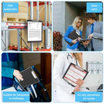 HASTHIP® Large A4 Clipboard File Folder, 2-in-1 Dual-Layer Design, Dry Erase Plastic Nursing Clipboard Box, High Capacity Clipboard Folder for Teacher Coaches, School & Office Supplies