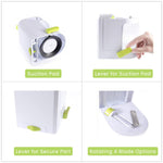 HASTHIP Vegetable Spiralizer for Healthy Meals with 4 Adjustable Blades and Suction Cup Base