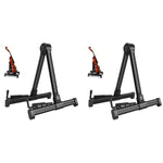HASTHIP Adjustable Guitar Stand for Acoustic and Electric Bass with Aluminum Tripod | Foldable Portable 2PCS Design
