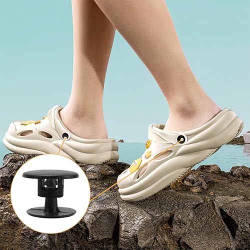 HASTHIP® 100Pcs Replacement Rivets for Crocs Shoes Strap Repair for Crocs Rivet Replacements Shoe Backstrap Repair Fastener Button Crocs Shoes Repair Fastener Buttons