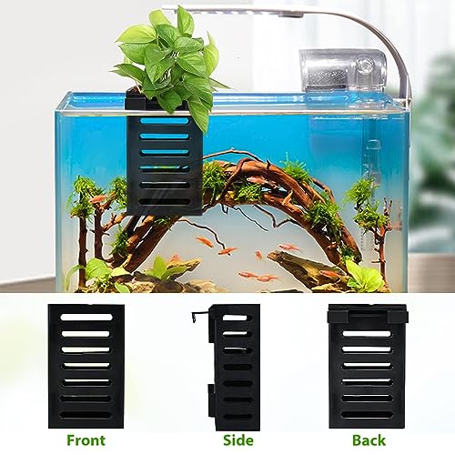 HASTHIP® 6PCS Aquarium Plant Holder with Hooks Fish Tank Enhance Your Decor Hanging Aquatic Planter Cups