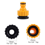 HASTHIP® Hose Quick Connectors Water Pipe Fast Fitting Connector Tap Adapter Set for Garden Wash Car Hose Pipe Female Adapter Water Sprayer and Standard Hose Pipe Fitting Adapter - 5 Pcs