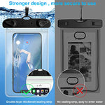 HASTHIP® Waterproof Mobile Pouch,Waterproof Pouch for Mobile Phone,Cover with Lanyard IPX8 PVC Touch Screen Underwater Phone for 6.9"& Below iPhone Samsung Pixel Mi Moto