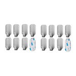 HASTHIP Self Adhesive Wall Hooks for Bathroom and Kitchen featuring No Drill Design | 16 Pack 4.5x2.5cm Rustproof Stainless Steel Organizers