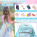 HASTHIP® Cinnamoroll Crossbody Bag for Girls Kawaii Cinnamoroll Shoulder Bag Small PU Sling Bag with Removable Shoulder Strap Crossbody Bag Christmas Gift for Girls Birdthday Gift, 18x10x20cm