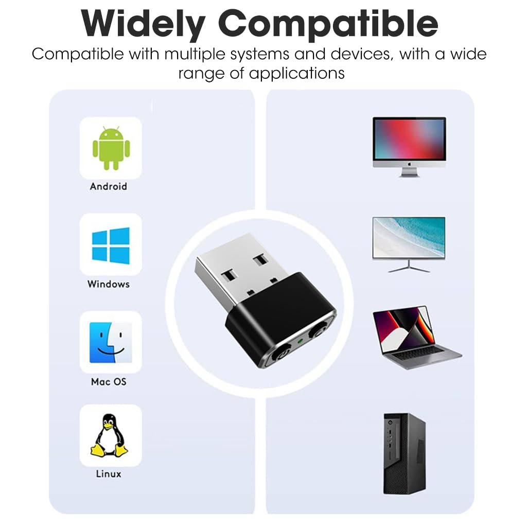 HASTHIP® USB Mouse Jiggler With 3 Modes & Memory Function, Undetectable Movement Simulator, Wide Compatibility With On/Off Switch, Ideal For Work From Home & Online Learning, For Windows & Mac