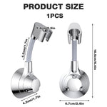 HASTHIP Shower Head Holder with 360° Adjustable Rotation and Self-Adhesive Suction Cup | Universal Wall Mount for Handheld Shower Heads
