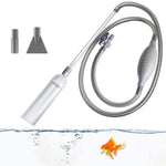 HASTHIP® Limpiador Manual de Acuario 2.6M,Sifón de Agua y Aspirador Grava con Bomba Mano,Herramienta Cambio Agua y Limpieza para Peceras Pequeñas Medianas con Control Fluj