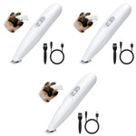 HASTHIP Dog Hair Trimmer for Paws with 2 Speed Low Noise Motor and Safe Ceramic Blade | Cordless USB Rechargeable Grooming Tool