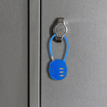 HASTHIP Combination Lock Padlock for Luggage and Gym Locker with 3 Digit Code | 2Pcs Zinc Alloy Black&Blue