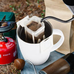 HASTHIP® 50pcs Hanging Ear Drip Coffee Filter Bags,Disposable Single Serve Coffee Filter Paper Pouch,Portable Pour Over Food Grade Filters Convenient Travel Brewing Bags