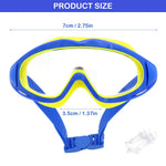 Proberos® Big Frame Swimming Goggles Leakproof Swimming Goggles for Children Kids Swim Goggles with Anti Fog and UV Protection for Boys Girls for Age 3-16(Blue)