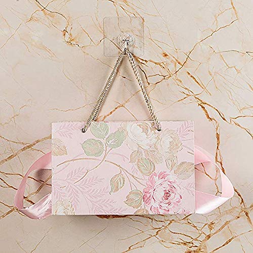 HASTHIP Adhesive Wall Hooks 20 Pack for Bathroom and Kitchen with 22 lb Capacity | Transparent Waterproof Removable Design