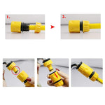 HASTHIP® Hose Quick Connectors Water Pipe Fast Fitting Connector Tap Adapter Set for Garden Wash Car Hose Pipe Female Adapter Water Sprayer and Standard Hose Pipe Fitting Adapter - 5 Pcs