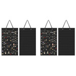 HASTHIP Wall Hanging Earring Organizer for 300 Pairs with 150 Felt Pieces and Hooks | 2 PCS Set