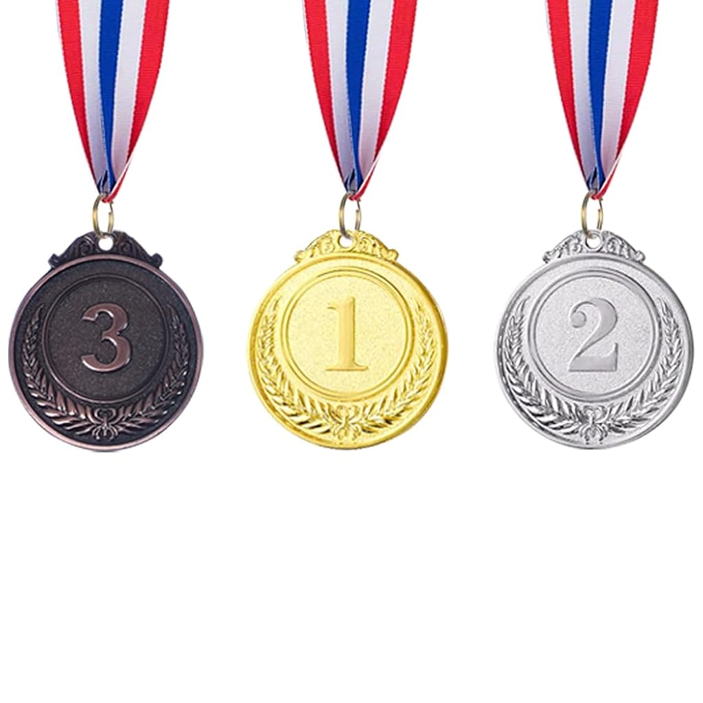 HASTHIP® 3 Pieces Gold Silver Bronze Award Medals-Winner Medals