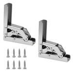 HASTHIP® 90 Degree Folding Door/Shelf Hinge Hidden Bracket Table Holder Furniture Parts(2pcs)