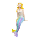 HASTHIP Mermaid Figure Statue for Desk and Planter Decor featuring 9.5x23 cm Resin Design