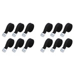HASTHIP Tie Down Straps for Motorcycle Cargo and Luggage featuring Metal Cam Buckle 2.5m | 6 Pack