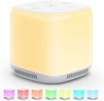 HASTHIP White Noise Machine for Sleep Aid with 34 Soothing Sounds & 9 Color LED Light | 1800mAh Battery and Timer Function