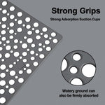 HASTHIP Anti-Slip Bathroom & Kitchen Floor Mat with Suction Cups