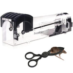 HASTHIP Mouse Trap Combo 12.6 in featuring Quick Response Live Catcher | Humane Reusable 2PCS for Kitchen