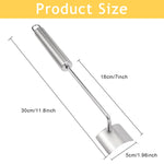 HASTHIP® Kitchen Corn Peeler Kernels Stripper Stainless Steel Corn Peeler Anti-Slip Long Handle Corn Peeler Quick Corn Stripper Remover Kitchen Corn Peeler for Salad, Corn Juice