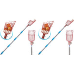 HASTHIP Fruit Picker for Coconut Mango and More with 1.9m Telescopic Pole and 7 Claw Basket