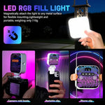 HASTHIP® 2025 New Cool RGB Camera Light, 360° Full Color Small LED