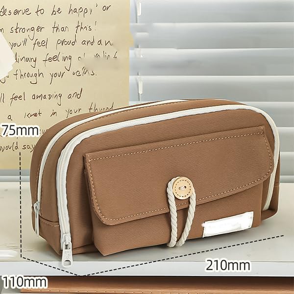 HASTHIP® Student Pencil Pouch Canvas