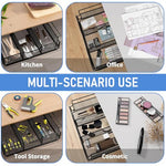HASTHIP® Under Desk Organizer Storage Box Desk Drawer Organizer