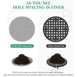 HASTHIP® 150PCS Flower Pot Hole Mesh Pad for Keep Soil from Flowing Away, 10cm Round Drainage Hole Screens for Bonsai Pot, Succulent, Table Top Planters
