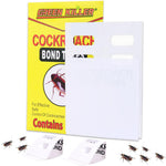 HASTHIP Glue Trap for Cockroaches with Ultra Strong Pre-glued Adhesive, 6 Count | Child and Pet Friendly Fold-up Design