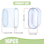 HASTHIP Chair Leg Floor Protectors for Hardwood and Tile Floors 16pcs 15x30mm PVC Sleeves