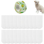 HASTHIP® Zapatos para Caminar de Mascotas,20 Piezas Botas Impermeables de Tela No Tejida para Perros y Gatos,Protectores Patas Antideslizantes Exterior 8x16CM Apto hasta 15KG