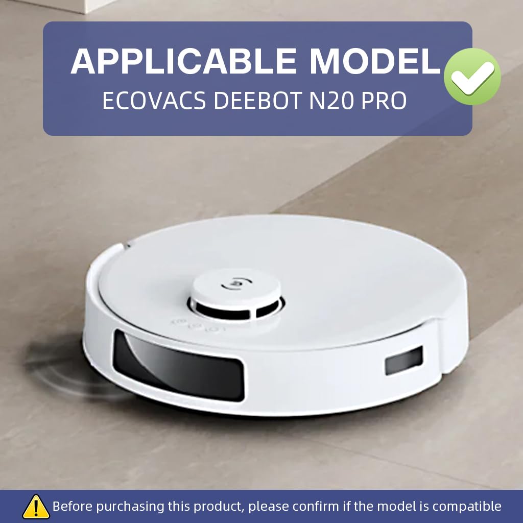 HASTHIP Replenishment Kit for Ecovacs DEEBOT N20 Pro featuring Dual Action Cylindrical Brush | Tangle Resistant Easy Installation