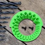 HASTHIP® Drill Bit Sharpener Attachment for Angle Grinder, 20-Groove Tilt System, Universal Sharpening Tool for 2-13mm Drill Bits, Electric Disc Cutter Accessory for DIY & Professional Use