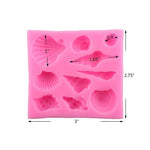 HASTHIP Mermaid Tail Moulds for Chocolate and Fondant with 3D Design 12 x 7 x 7cm | Food Grade Silicone