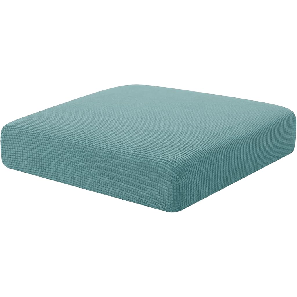 HASTHIP Sofa Seat Cushion Slipcover for 50–70cm Pads with Stretchy Slip‑On Fit | Green