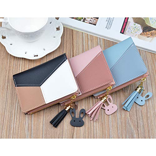 HASTHIP® Small PU Leather Multi Wallets Credit Card Holder Coin Purse Zipper -Small Secure Card Case/Gift Wallets For Women Stylish