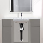 Sink Drain Kit with Flexible Expandable P-Trap Sink Drain Pipe Tube Anti-Odor Bathroom Sink Drain Pipe 3 in 1 Plumbing, Fits for 1-1/4'' & 1-1/2'' Drain Hole, For Kitchen Bathroom Sewer Drain