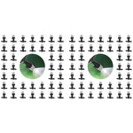 HASTHIP Sprinkler Heads Nozzle Set 40pcs for Garden Irrigation with Adjustable Misting | ABS Plastic 7.5-8.6L/H