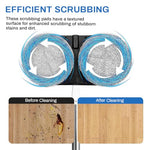 HASTHIP® 4Pcs Replacement Mop Pads for AGARO Floor Scrubber, 16cm/6.3 Inches, Super Absorbent, Durable Scrubbing Pads, High-Density Reusable Cleaning Pads