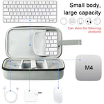 HASTHIP® Estuche de Transporte Compatible con Mac Mini M4/M4 Pro 2024, Funda Protectora EVA Rígida Portátil con Asa, Bolsa de Viaje para Accesorios y Almacenamiento