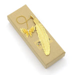 Supvox® Metal Feather Bookmark, Vintage Feather Butterfly Bookmark for Reading Enthusiasts and Gifting, Bookmark Gift for Teachers Women Student, Mothers Day Christmas Appreciation Gifts