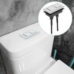 HASTHIP Replacement Flush Toilet Button for Top-Mounted Cisterns with Dual Flush Control | Fits 64 mm Lid Hole