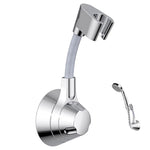 HASTHIP Hand Shower Holder for Bathroom Use with 360° Rotatable Design and Silver ABS