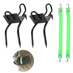 HASTHIP Tree Climbing Gear with Four Point Claws and Stainless Steel Spikes for Fruit Picking | Adjustable Foot Straps for Secure Outdoor Climbing